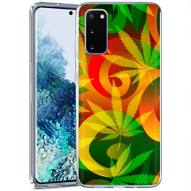 Marijuana Art Print Slim Cover For Samsung Galaxy S (S24, S23, S22, S21 / Plus, FE, Ultra), Print in USA