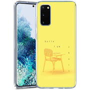 Hi I am Chair Print Slim Cover For Samsung Galaxy S (S24, S23, S22, S21 / Plus, FE, Ultra), Print in USA