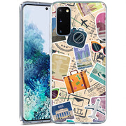 Travel Sticker Print Slim Cover For Samsung Galaxy S (S24, S23, S22, S21 / Plus, FE, Ultra), Print in USA