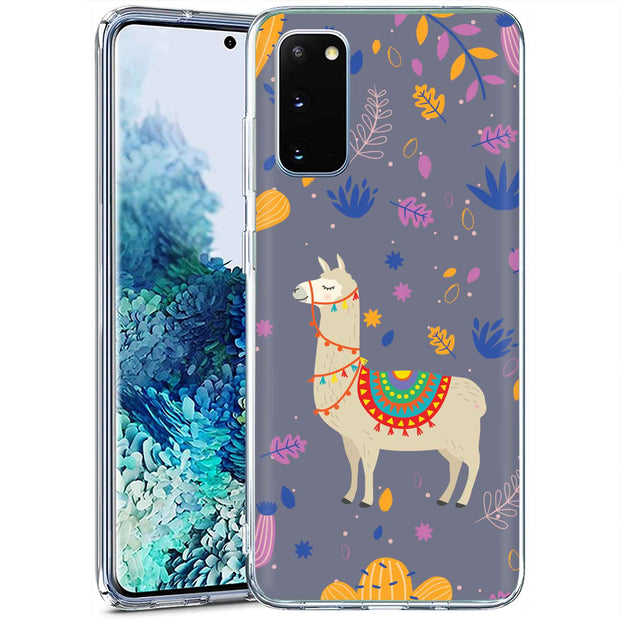 Cacti Llama Print Slim Cover For Samsung Galaxy S (S24, S23, S22, S21 / Plus, FE, Ultra), Print in USA