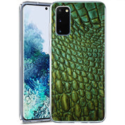 Satin Crocodile Print Slim Cover For Samsung Galaxy S (S24, S23, S22, S21 / Plus, FE, Ultra), Print in USA