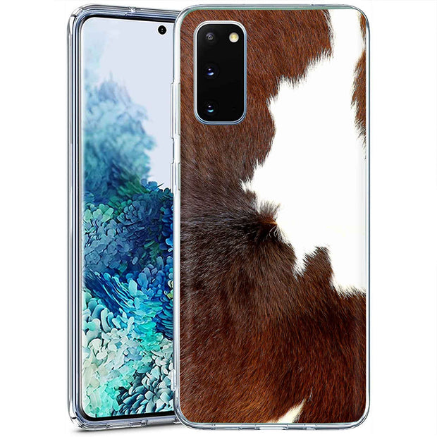 Dairy Cow Fur Print Slim Cover For Samsung Galaxy S (S24, S23, S22, S21 / Plus, FE, Ultra), Print in USA