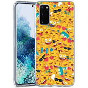 Square Emojis Print Slim Cover For Samsung Galaxy S (S24, S23, S22, S21 / Plus, FE, Ultra), Print in USA