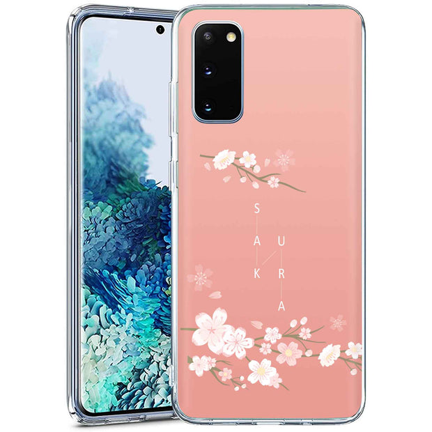 Cherry Blossom Print Slim Cover For Samsung Galaxy S (S24, S23, S22, S21 / Plus, FE, Ultra), Print in USA
