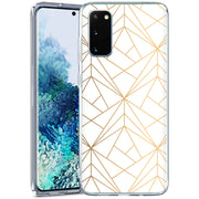 Golden Pattern Print Slim Cover For Samsung Galaxy S (S24, S23, S22, S21 / Plus, FE, Ultra), Print in USA