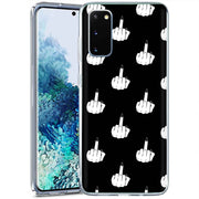 Edgy Finger Print Slim Cover For Samsung Galaxy S (S24, S23, S22, S21 / Plus, FE, Ultra), Print in USA