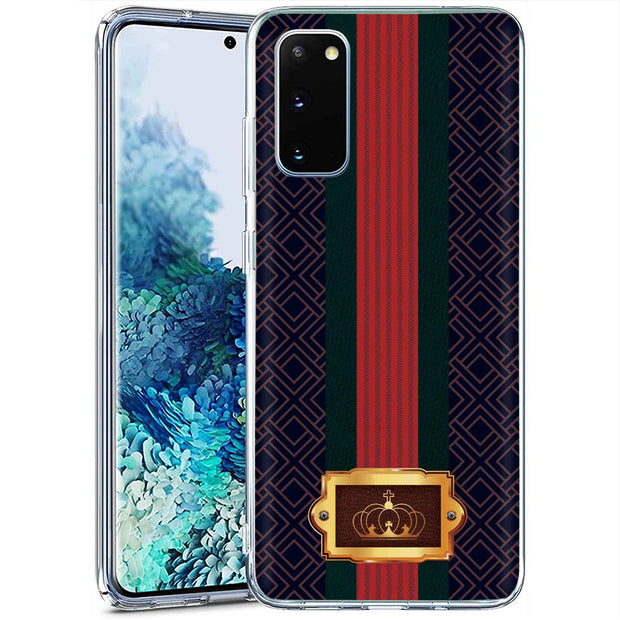 Royal Ribbon Print Slim Cover For Samsung Galaxy S (S24, S23, S22, S21 / Plus, FE, Ultra), Print in USA