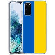 Flag Ukraine Print Slim Cover For Samsung Galaxy S (S24, S23, S22, S21 / Plus, FE, Ultra), Print in USA