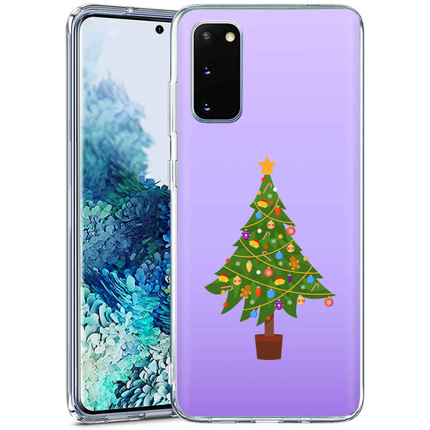 Xmas Tree Print Slim Cover For Samsung Galaxy S (S24, S23, S22, S21 / Plus, FE, Ultra), Print in USA