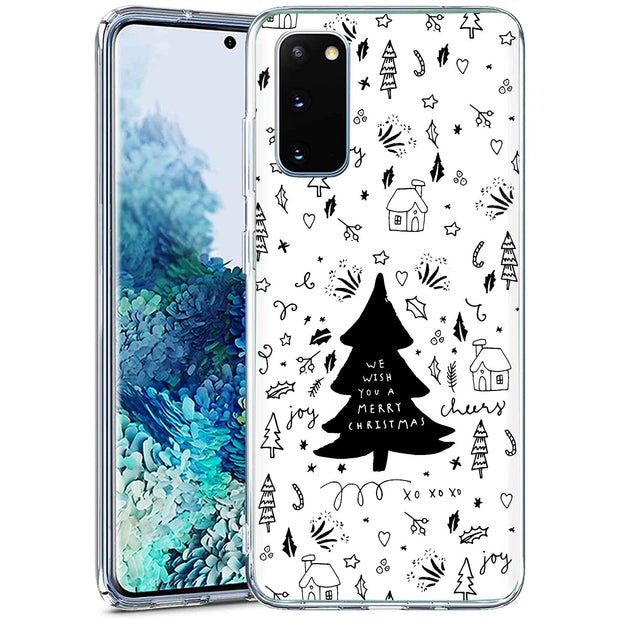 Wish You A Xmas Print Slim Cover For Samsung Galaxy S (S24, S23, S22, S21 / Plus, FE, Ultra), Print in USA