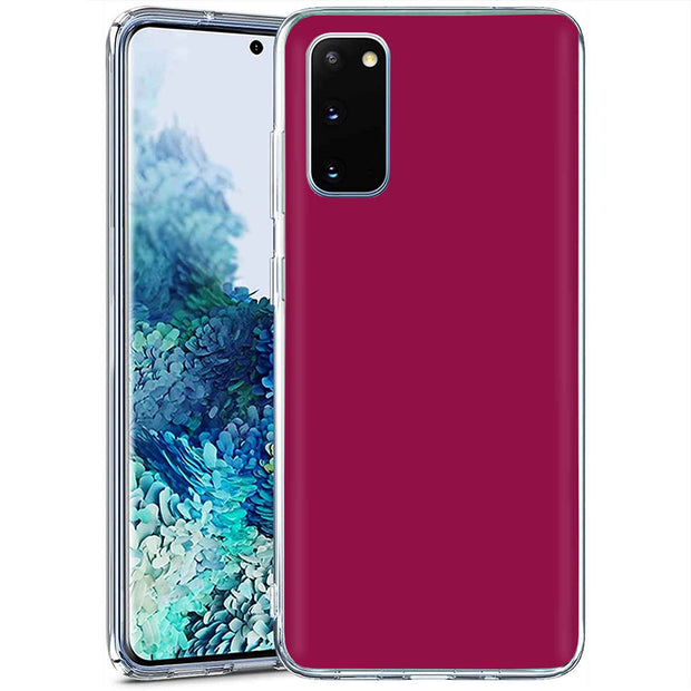 Red Violet Print Slim Cover For Samsung Galaxy S (S24, S23, S22, S21 / Plus, FE, Ultra), Print in USA