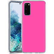 Hot Pink Print Slim Cover For Samsung Galaxy S (S24, S23, S22, S21 / Plus, FE, Ultra), Print in USA