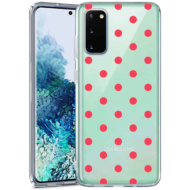 Dots Clear Print Slim Cover For Samsung Galaxy S (S24, S23, S22, S21 / Plus, FE, Ultra), Print in USA