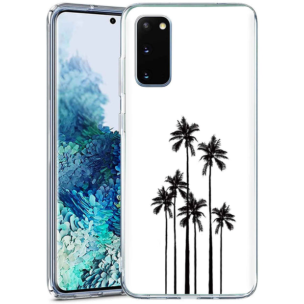 Palm Trees Print Slim Cover For Samsung Galaxy S (S24, S23, S22, S21 / Plus, FE, Ultra), Print in USA