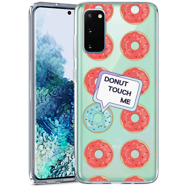 No Touch Donut Print Slim Cover For Samsung Galaxy S (S24, S23, S22, S21 / Plus, FE, Ultra), Print in USA