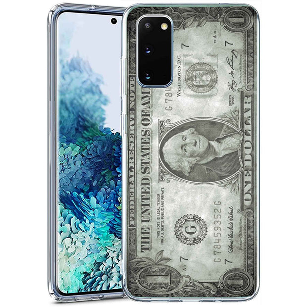 Grunge Bill Print Slim Cover For Samsung Galaxy S (S24, S23, S22, S21 / Plus, FE, Ultra), Print in USA