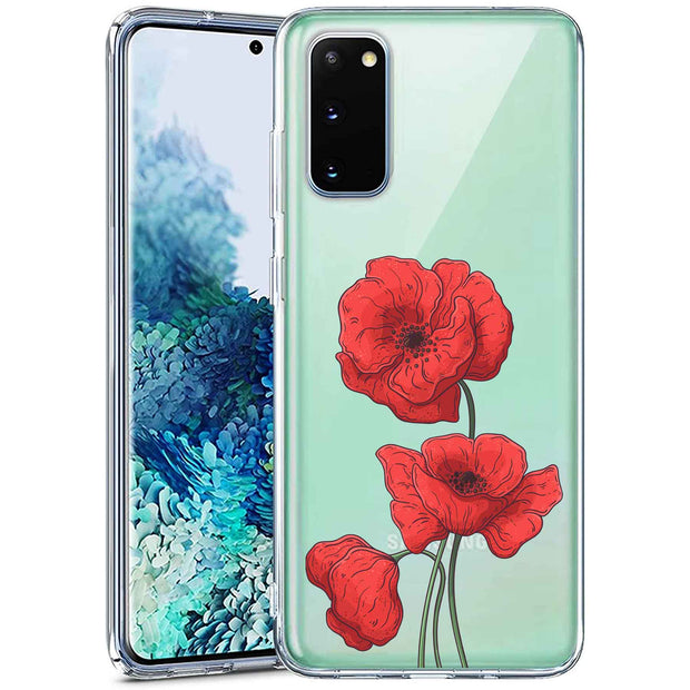 Flower 16 Print Slim Cover For Samsung Galaxy S (S24, S23, S22, S21 / Plus, FE, Ultra), Print in USA