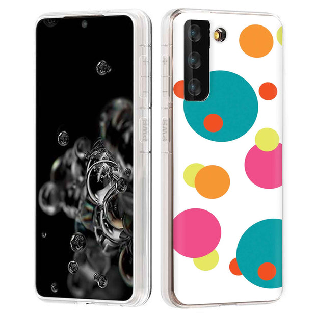 Polka Dot Print Slim Cover For Samsung Galaxy S (S24, S23, S22, S21 / Plus, FE, Ultra), Print in USA