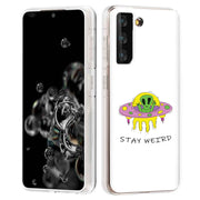 Alien Weird Print Slim Cover For Samsung Galaxy S (S24, S23, S22, S21 / Plus, FE, Ultra), Print in USA