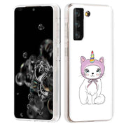 Unicorn Kitty Print Slim Cover For Samsung Galaxy S (S24, S23, S22, S21 / Plus, FE, Ultra), Print in USA