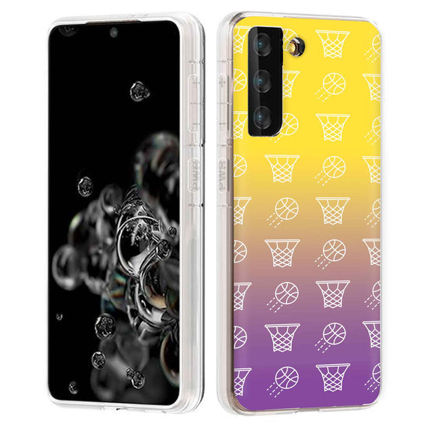 Basketball Print Slim Cover For Samsung Galaxy S (S24, S23, S22, S21 / Plus, FE, Ultra), Print in USA