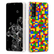 Building Block Print Slim Cover For Samsung Galaxy S (S24, S23, S22, S21 / Plus, FE, Ultra), Print in USA