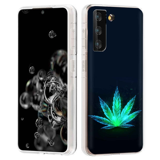 Beautiful Weed Print Slim Cover For Samsung Galaxy S (S24, S23, S22, S21 / Plus, FE, Ultra), Print in USA