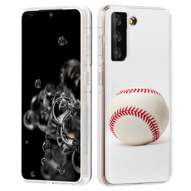 Baseball Sport Print Slim Cover For Samsung Galaxy S (S24, S23, S22, S21 / Plus, FE, Ultra), Print in USA