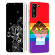 BLM Pride Print Slim Cover For Samsung Galaxy S (S24, S23, S22, S21 / Plus, FE, Ultra), Print in USA