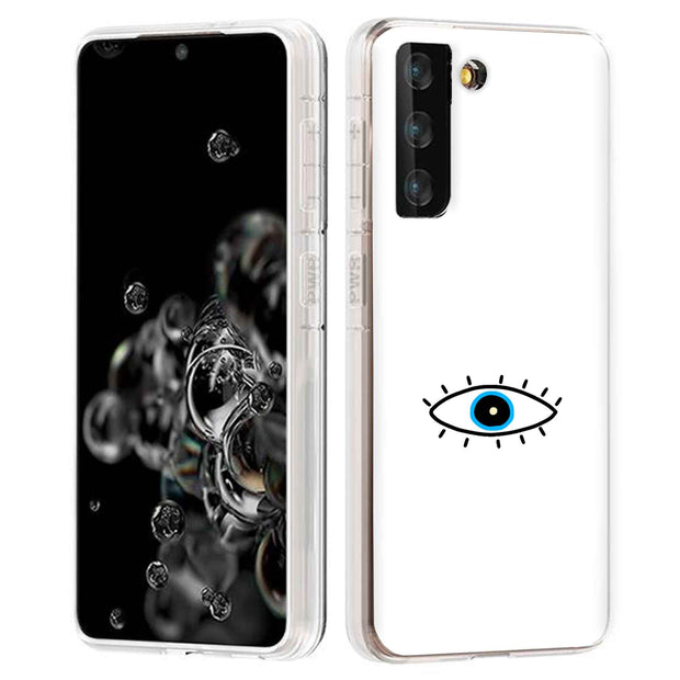 Evil Eye Print Slim Cover For Samsung Galaxy S (S24, S23, S22, S21 / Plus, FE, Ultra), Print in USA