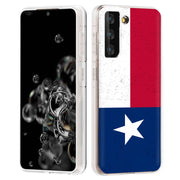 Texas Flag Print Slim Cover For Samsung Galaxy S (S24, S23, S22, S21 / Plus, FE, Ultra), Print in USA