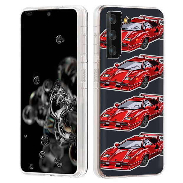 Lambo Countach Print Slim Cover For Samsung Galaxy S (S24, S23, S22, S21 / Plus, FE, Ultra), Print in USA