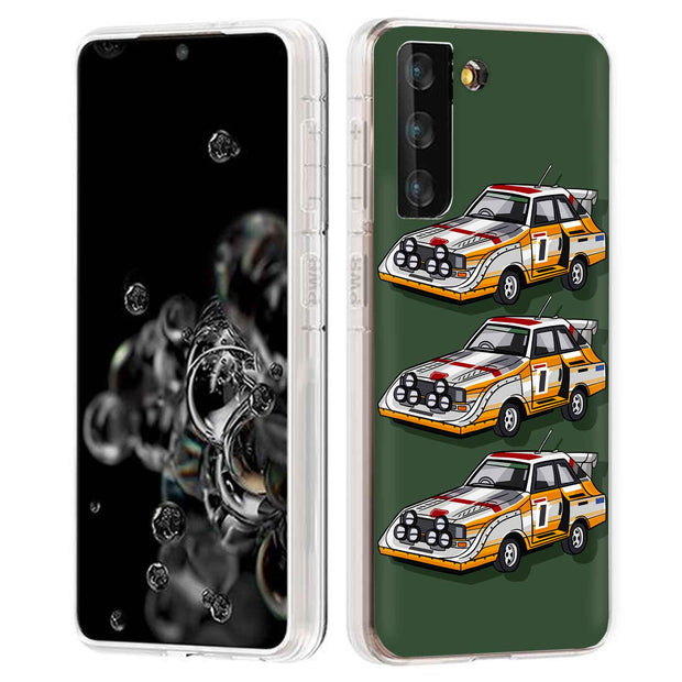 Audi Quattro Print Slim Cover For Samsung Galaxy S (S24, S23, S22, S21 / Plus, FE, Ultra), Print in USA