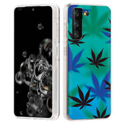 Marijuana Blue Print Slim Cover For Samsung Galaxy S (S24, S23, S22, S21 / Plus, FE, Ultra), Print in USA