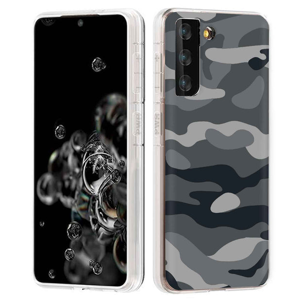 Winter Camo Print Slim Cover For Samsung Galaxy S (S24, S23, S22, S21 / Plus, FE, Ultra), Print in USA