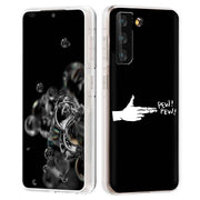 Pew Pew Hand Print Slim Cover For Samsung Galaxy S (S24, S23, S22, S21 / Plus, FE, Ultra), Print in USA