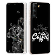 First Coffee Print Slim Cover For Samsung Galaxy S (S24, S23, S22, S21 / Plus, FE, Ultra), Print in USA