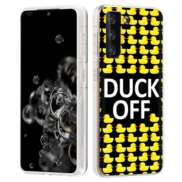 Duck OFF Print Slim Cover For Samsung Galaxy S (S24, S23, S22, S21 / Plus, FE, Ultra), Print in USA