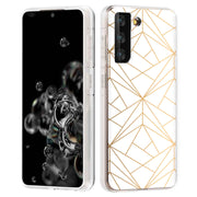 Golden Pattern Print Slim Cover For Samsung Galaxy S (S24, S23, S22, S21 / Plus, FE, Ultra), Print in USA