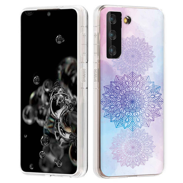 Elegant Mandala Print Slim Cover For Samsung Galaxy S (S24, S23, S22, S21 / Plus, FE, Ultra), Print in USA