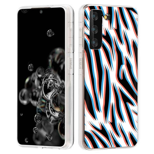 3D Zebra 3 Print Slim Cover For Samsung Galaxy S (S24, S23, S22, S21 / Plus, FE, Ultra), Print in USA