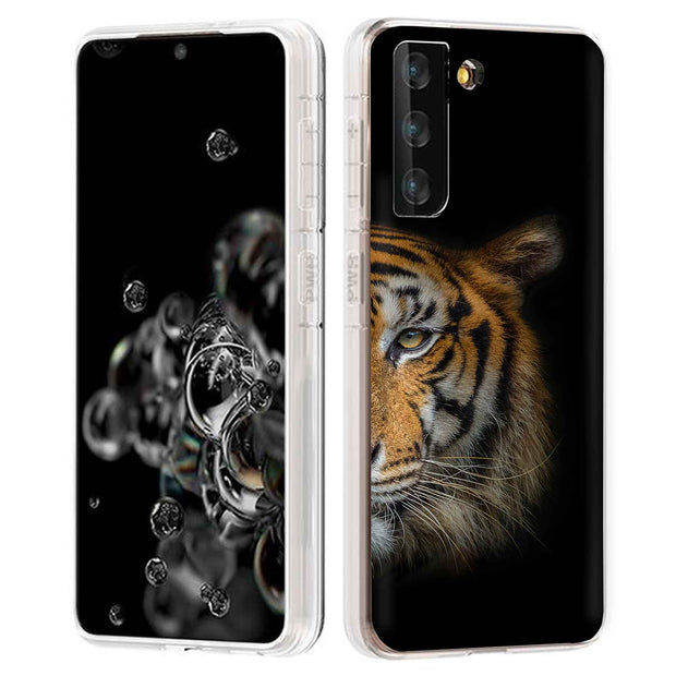 Tiger Photo Print Slim Cover For Samsung Galaxy S (S24, S23, S22, S21 / Plus, FE, Ultra), Print in USA