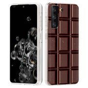 Chocolate Print Slim Cover For Samsung Galaxy S (S24, S23, S22, S21 / Plus, FE, Ultra), Print in USA