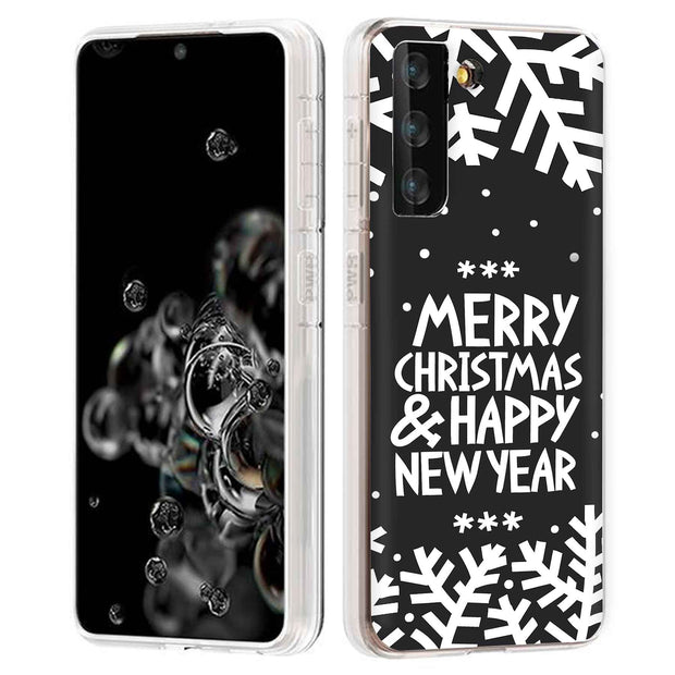 Merry Christmas Print Slim Cover For Samsung Galaxy S (S24, S23, S22, S21 / Plus, FE, Ultra), Print in USA
