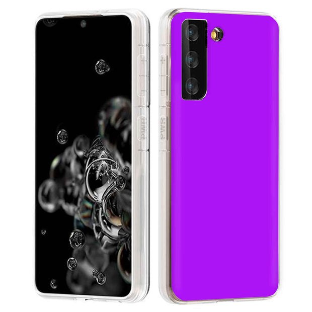 Purple Print Slim Cover For Samsung Galaxy S (S24, S23, S22, S21 / Plus, FE, Ultra), Print in USA