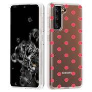 Dots Clear Print Slim Cover For Samsung Galaxy S (S24, S23, S22, S21 / Plus, FE, Ultra), Print in USA