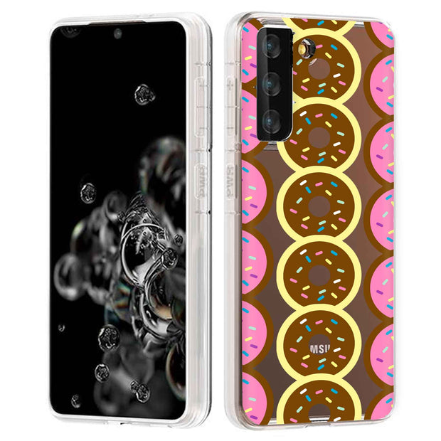 Donuts Print Slim Cover For Samsung Galaxy S (S24, S23, S22, S21 / Plus, FE, Ultra), Print in USA