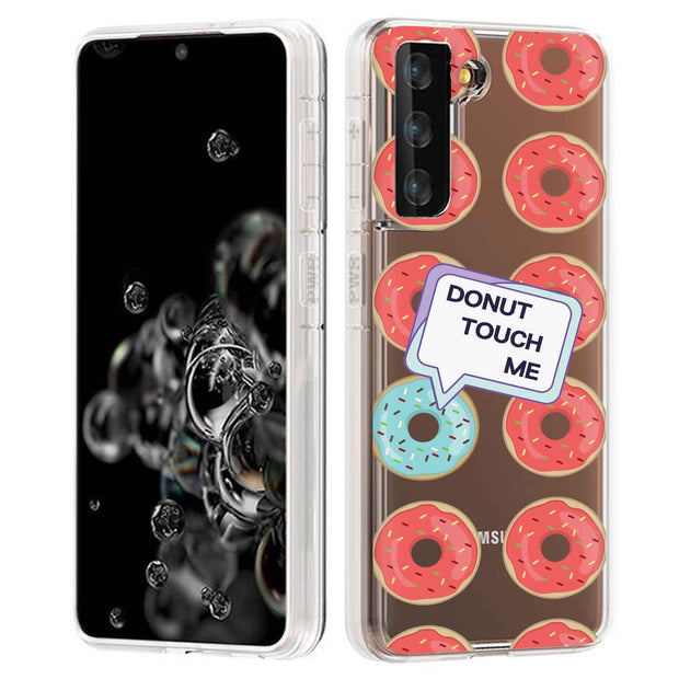 No Touch Donut Print Slim Cover For Samsung Galaxy S (S24, S23, S22, S21 / Plus, FE, Ultra), Print in USA