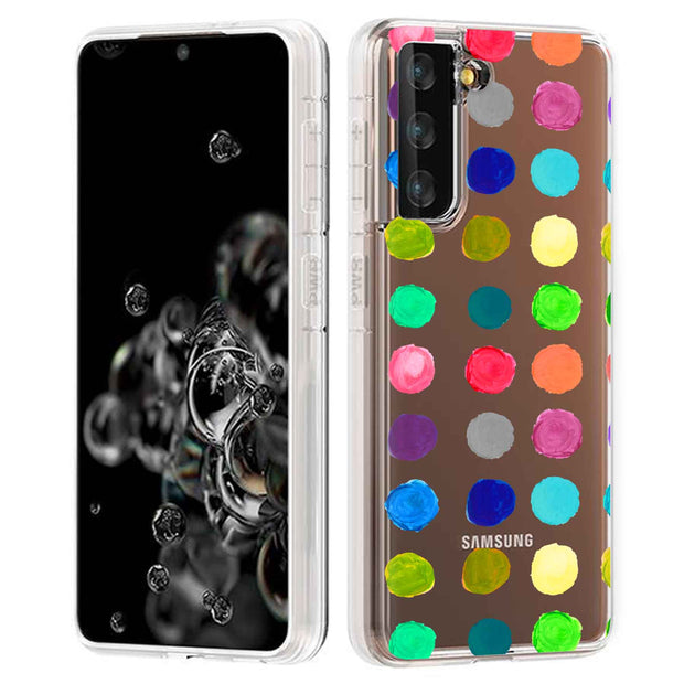 Polka Dot 15 Print Slim Cover For Samsung Galaxy S (S24, S23, S22, S21 / Plus, FE, Ultra), Print in USA