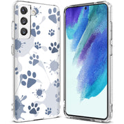 Paw Color 3 Print Slim Cover For Samsung Galaxy S (S24, S23, S22, S21 / Plus, FE, Ultra), Print in USA